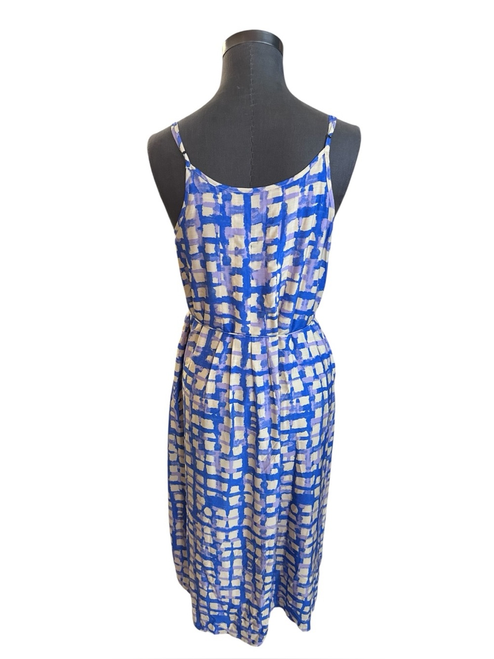 Hunter Bell Rivers Dress “Cobblestone” Silk Blend Midi Maxi Dress M - Picture 4 of 11